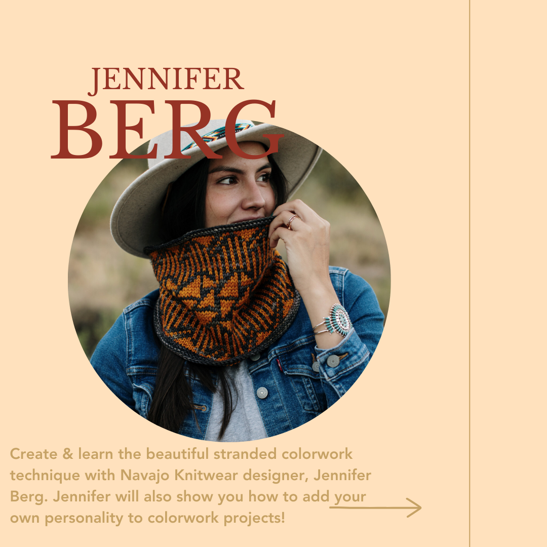 Connecting Cultures by Native Knitter: Design your own Colorwork Cowl at Sacred Sheep