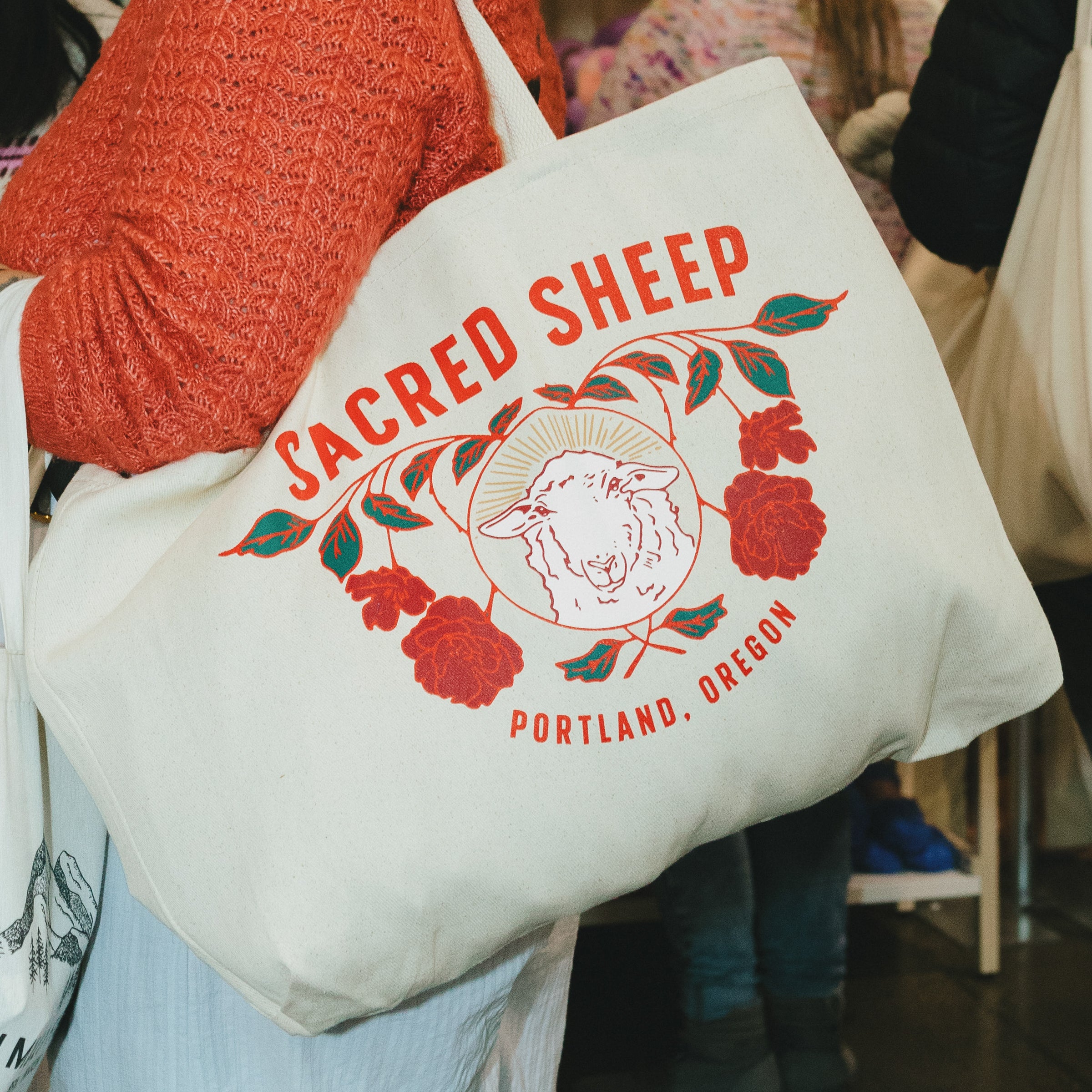 Sacred Sheep 2024 JUMBO Tote Bag | SacredSheep